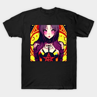 Satanic Anime Cute Satan Gothic Manga Goth Chic T-Shirt